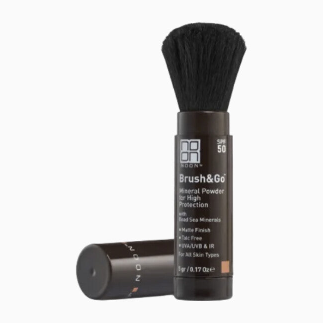 NOON Aesthetics ™ Brush & Go – SPF 50 mineralinė apsauga nuo saulės visų tipų odai, 5gr