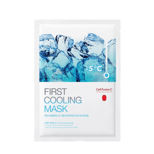 Cell Fusion C „First Cooling Mask“ Vėsinanti ir drėkinanti lakštinė veido kaukė