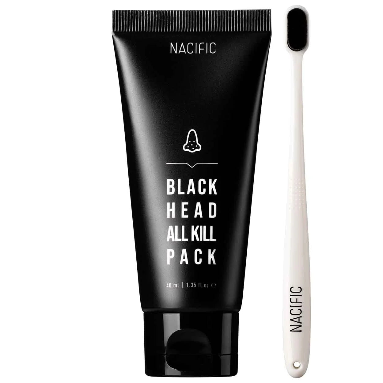 NACIFIC Blackhead All Kill Pack veido valymo priemonė nuo spuogų, 40 ml