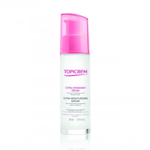 TOPICREM Hydra+ Ultra-Moisturizing Serum - Drėkinamasis veido serumas, 30 ml