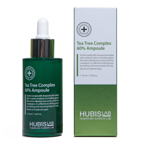 HUBISLAB AMPULĖ SU 60% ARBATMEDŽIO KOMPLEKSU, 50 ML