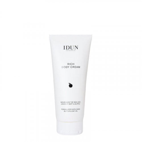 IDUN Rich Body Cream Maitinamasis kūno kremas su sviestmedžių ir avižų aliejais 200ml