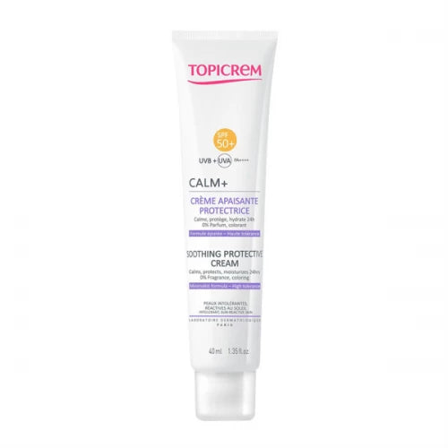 TOPICREM TOPICREM CALM+ AR apsauginis kremas raustančiai odai SPF50+, 40mlCALM+ AR apsauginis kremas raustančiai odai SPF50+, 40ml