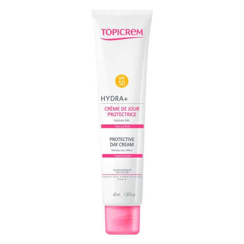 TOPICREM HYDRA+ apsauginis drėkinamasis kremas SPF50, 40ml