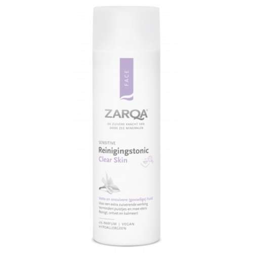 ZARQA CLEAR SKIN VALOMASIS TONIKAS Į AKNĘ LINKUSIAI ODAI, 200 ml