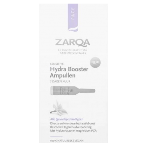 ZARQA HYDRA BOOSTER AMPULĖS, 7 DIENŲ PRIEŽIŪRA